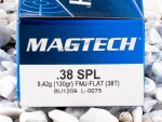 Magtech - Full Metal Jacket - 130 Grain 38 Special Ammo - 1000 Rounds