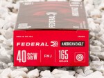 Federal American Eagle Full Metal Jacket (FMJ) 165 Grain 40 Smith & Wesson Ammo - 1000 Rounds