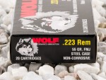 Wolf - Full Metal Jacket - 55 Grain 223 Remington Ammo - 20 Rounds