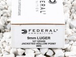 Federal Hi-Shok Jacketed Hollow-Point (JHP) 147 Grain 9mm Luger (9x19) Ammo - 1000 Rounds