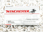 Winchester Jacketed Hollow-Point (JHP) 180 Grain 40 Smith & Wesson  Ammo - 500  Rounds