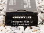 Ammo Inc. - Full Metal Jacket - 150 Grain 300 AAC Blackout Ammo - 500 Rounds