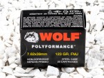 Wolf Full Metal Jacket (FMJ) 123 Grain 7.62X39  Ammo - 1000 Rounds
