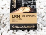 Sellier & Bellot - Lead Round Nose - 158 Grain 38 Special Ammo - 50 Rounds