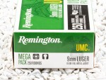 Remington - Full Metal Jacket - 115 Grain 9mm Luger Ammo - 1000 Rounds