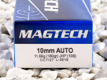 Magtech - Jacketed Hollow Point - 180 Grain 10mm Ammo - 1000 Rounds