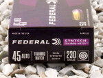 Federal - Total Synthetic Jacket - 230 Grain 45 ACP Ammo - 50 Rounds