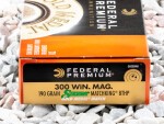 Federal - MatchKing Hollow Point Boat Tail - 190 Grain 300 Winchester Magnum Ammo - 200 Rounds