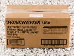 Winchester USA - Full Metal Jacket M855 - 62 Grain 5.56x45mm Ammo - 1000 Rounds