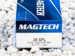 Magtech - Semi Jacketed Hollow Point - 158 Grain 38 Special Ammo - 50 Rounds