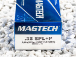 Magtech - Semi Jacketed Soft Point - 125 Grain 38 Special Ammo - 50 Rounds