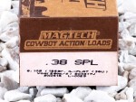 Magtech - Lead Flat Nose - 125 Grain 38 Special Ammo - 50 Rounds