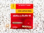 Sellier & Bellot - Hollow Point Boat Tail - 300 Grain 338 Lapua Magnum Ammo - 10 Rounds