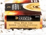 Federal 12 Gauge - 2-3/4" 1oz. HP Rifled Slug - 250 Rounds