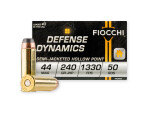 Fiocchi - Jacketed Hollow Point - 240 Grain 44 Magnum Ammo - 500 Rounds