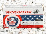 Winchester - Full Metal Jacket - 115 Grain 9mm Ammo - 500 Rounds