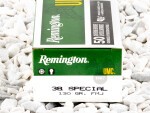 Remington - Full Metal Jacket - 130 Grain 38 Special Ammo - 50 Rounds