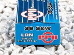 Prvi Partizan - Lead Round Nose - 145 Grain 38 Smith & Wesson Ammo - 50 Rounds