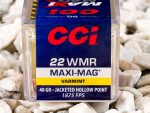 CCI - Jacketed Hollow Point - 40 Grain 22 Magnum Ammo - 50 Rounds