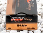 PMC - Full Metal Jacket - 90 Grain 380 Auto Ammo - 50 Rounds