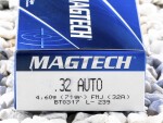 Magtech - Full Metal Jacket - 71 Grain 32 Auto Ammo - 50 Rounds