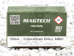Magtech - Full Metal Jacket - 55 Grain 5.56x45mm Ammo - 50 Rounds