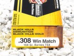 Black Hills Gold Ammunition TSX 168 Grain 308 Winchester (7.62X51) Ammo - 20 Rounds