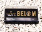 Belom - Full Metal Jacket - 123 Grain 7.62x39 Ammo - 480 Rounds