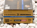 Federal - Jacketed Hollow Point - 124 Grain 9mm Ammo - 1000 Rounds