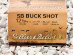 Sellier & Bellot - #1 Buck (12 Pellets) - 12 Gauge Ammo - 250 Rounds