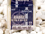 Fiocchi - Total Metal Jacket - 40 Grain 22 Magnum Ammo - 500 Rounds