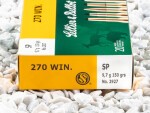 Sellier & Bellot - Soft Point - 150 Grain 270 Winchester Ammo - 20 Rounds
