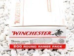 Winchester - Full Metal Jacket - 115 Grain 9mm Ammo - 1000 Rounds
