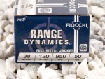 Fiocchi - Full Metal Jacket - 130 Grain 38 Special Ammo - 1000 Rounds