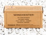 Winchester - Full Metal Jacket Flat Nose - 115 Grain 9mm Ammo - 50 Rounds