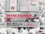 Winchester - Jacketed Hollow Point - 150 Grain 30-30 Winchester Ammo - 20 Rounds