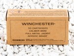 Winchester - Full Metal Jacket Flat Nose - 115 Grain 9mm Ammo - 500 Rounds