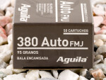 Aguila - Full Metal Jacket - 95 Grain 380 Auto Ammo - 1000 Rounds