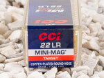 CCI - Copper Plated Round Nose - 40 Grain 22 Long Rifle Ammo - 100 Rounds
