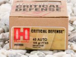 Hornady - FTX - 185 Grain 45 ACP Ammo - 200 Rounds