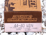 Magtech - Lead Flat Nose - 225 Grain 44-40 WCF Ammo - 50 Rounds