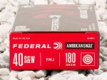 Federal - Full Metal Jacket - 180 Grain 40 Smith & Wesson Ammo - 1000 Rounds