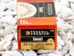 Federal - Lead Round Nose - 40 Grain 22 LR Ammo - 500 Rounds