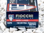 Fiocchi - Full Metal Jacket - 158 Grain 9mm Ammo - 1000 Rounds
