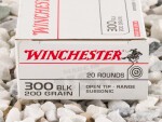 Winchester - Open Tip - 200 Grain 300 AAC Blackout Ammo - 20 Rounds