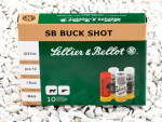 Sellier & Bellot - #1 Buck - 12 Gauge Ammo - 250 Rounds