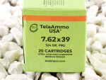 Tela Impex - Full Metal Jacket - 124 Grain 7.62x39 Ammo - 20 Rounds