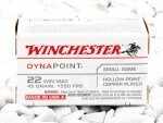 Winchester - Copper-Plated Hollow Point - 45 Grain 22 Magnum Ammo - 50 Rounds