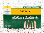 Sellier & Bellot - Soft Point - 100 Grain 243 Winchester Ammo - 20 Rounds