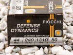 Fiocchi - Jacketed Soft Point - 240 Grain 44 Magnum Ammo - 500 Rounds
